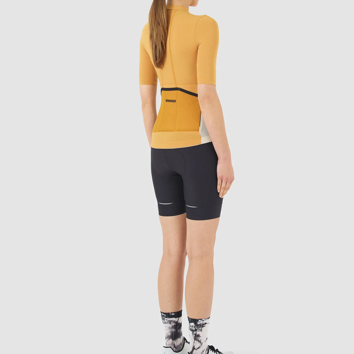 Maglia donna Cafe du Cycliste Romy - Giallo - Q
