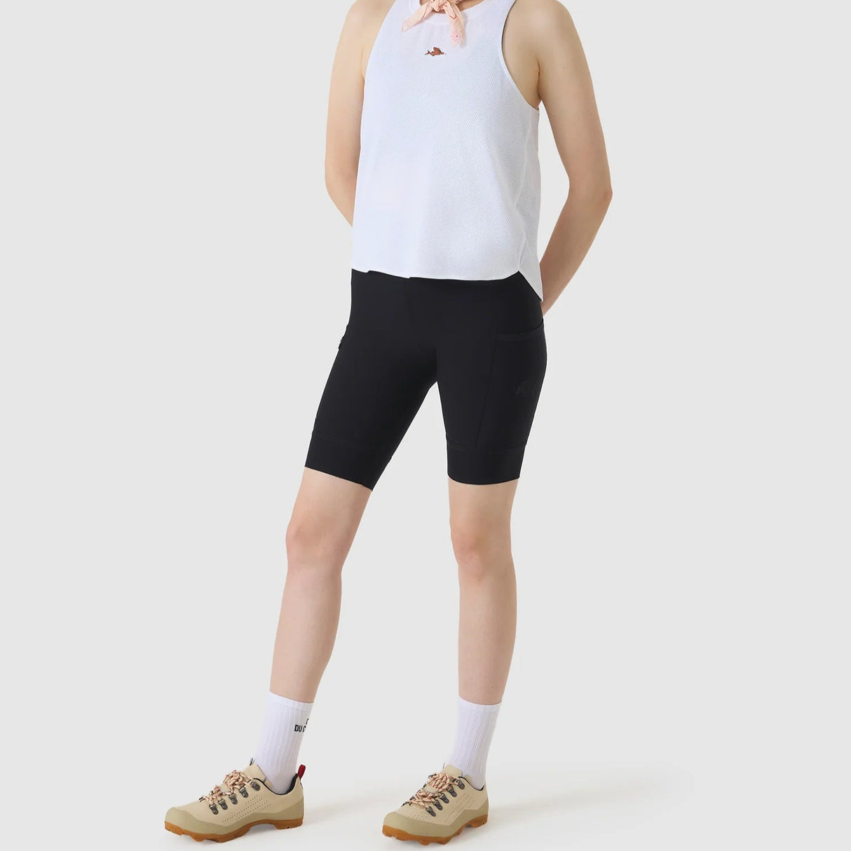 Pantaloncini donna Cafe du Cycliste Elsa - Nero - L