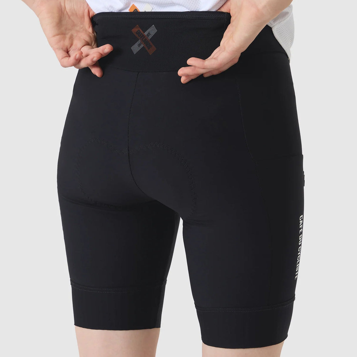 Pantaloncini donna Cafe du Cycliste Elsa - Nero - I