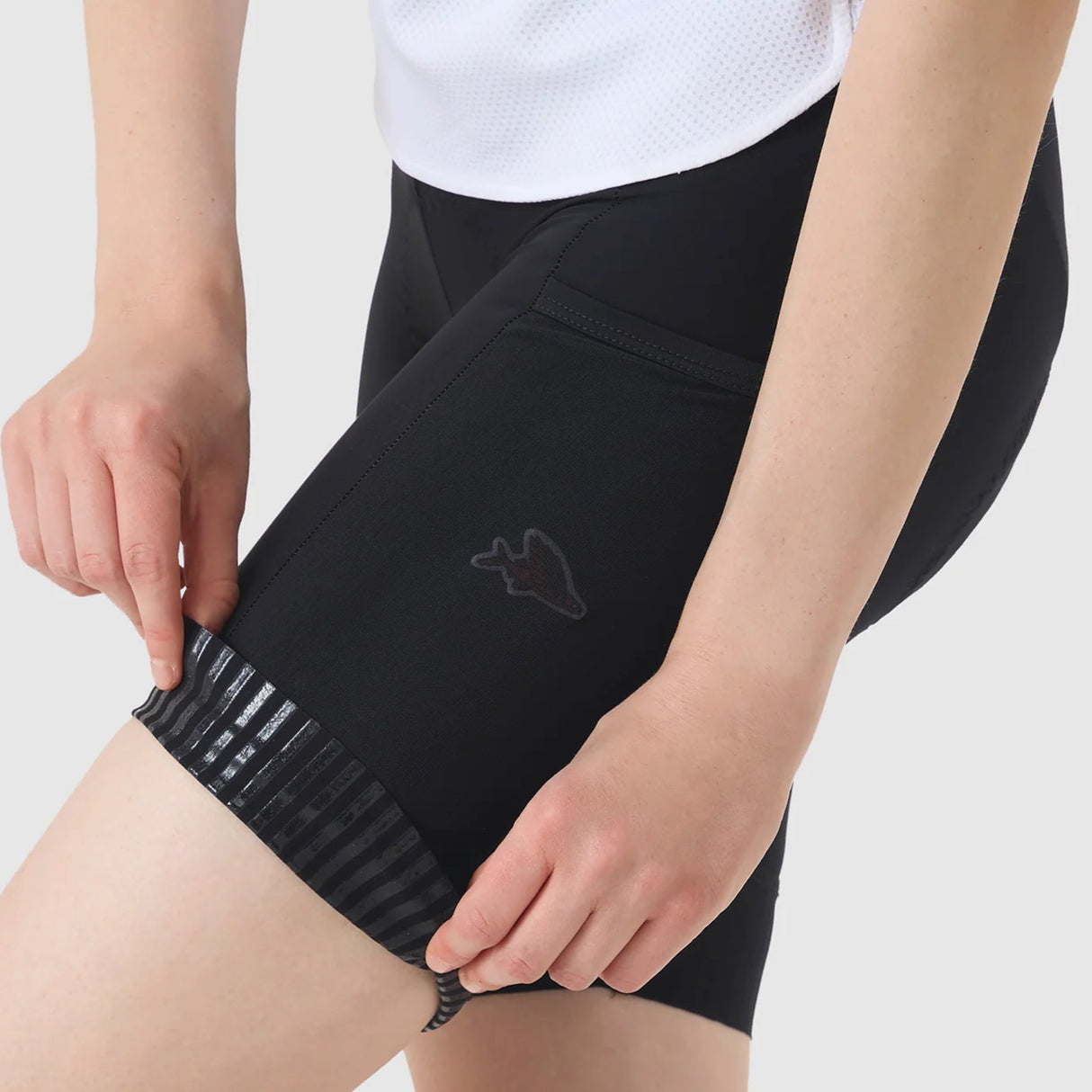 Pantaloncini donna Cafe du Cycliste Elsa - Nero - H