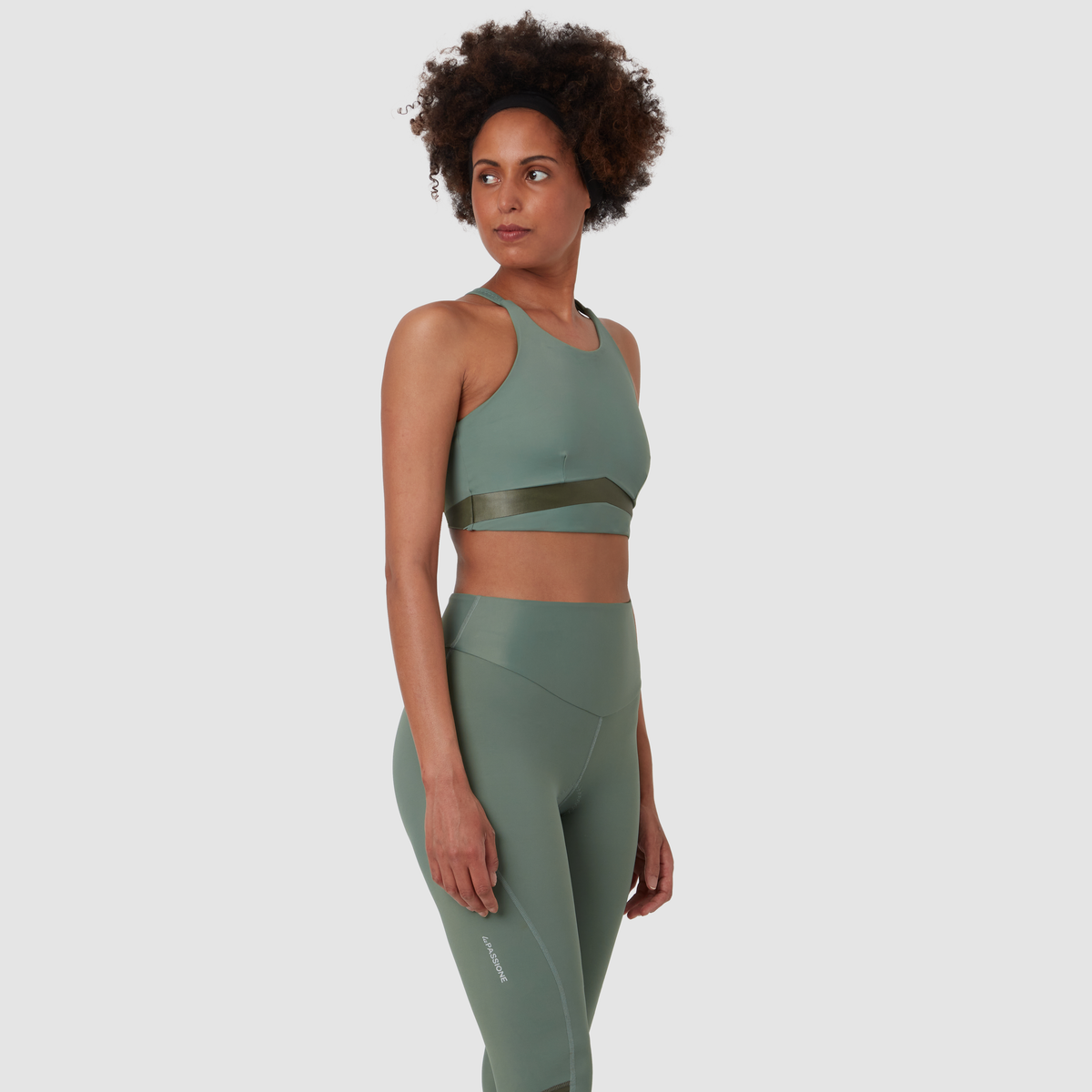 Bermuda 3/4 donna La Passione Flow - Verde militare La Passione