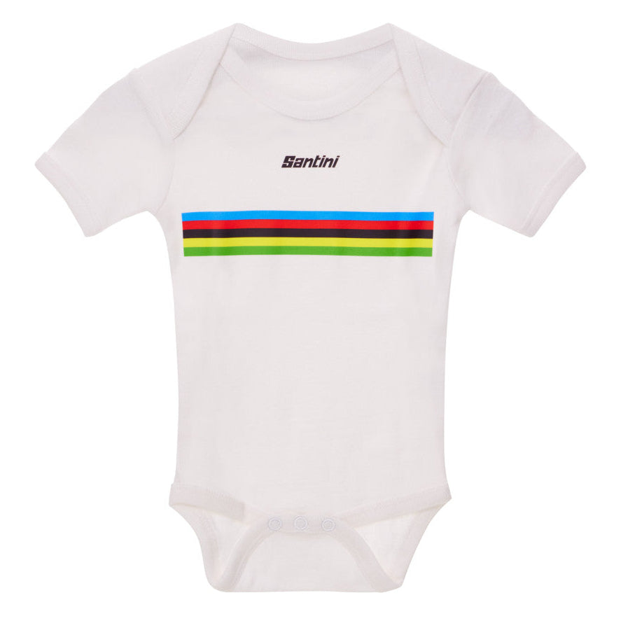 Body bambino Santini UCI - Bianco Santini