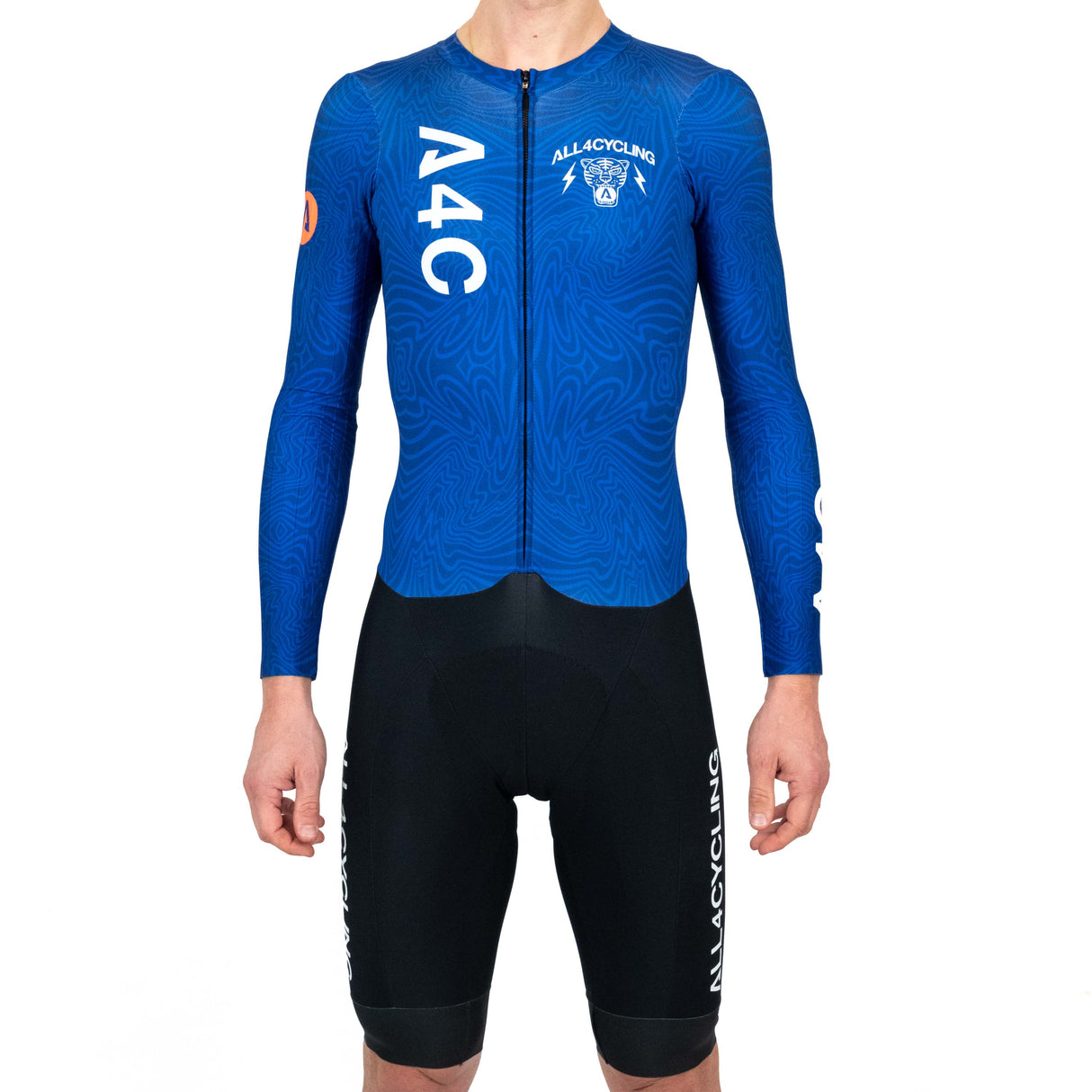 Body maniche lunghe All4cycling Team - The Tiger All4cycling