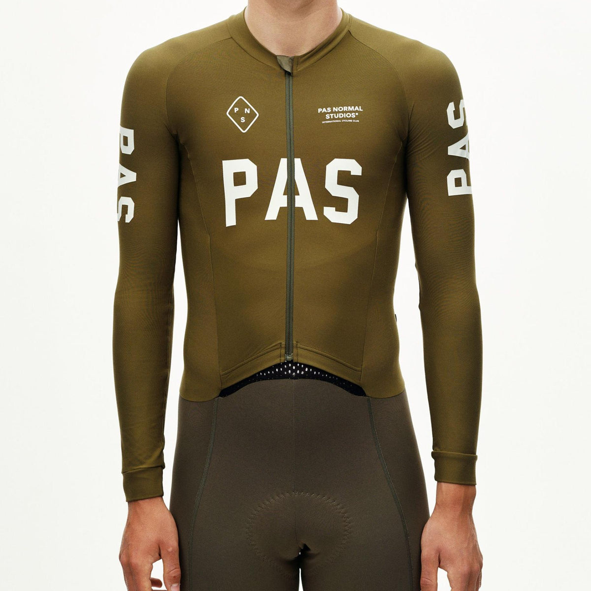 Langarm-Baselayer Pas Normal Studios PAS Thermal - Moss Brown