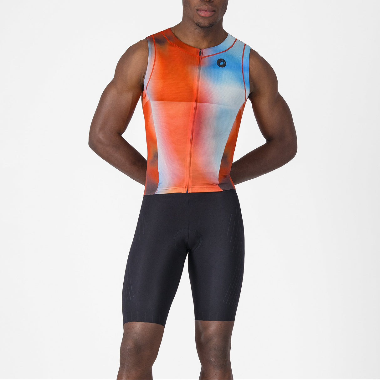 Castelli Free Sanremo 3 Suit armelloser einteiler - Orange