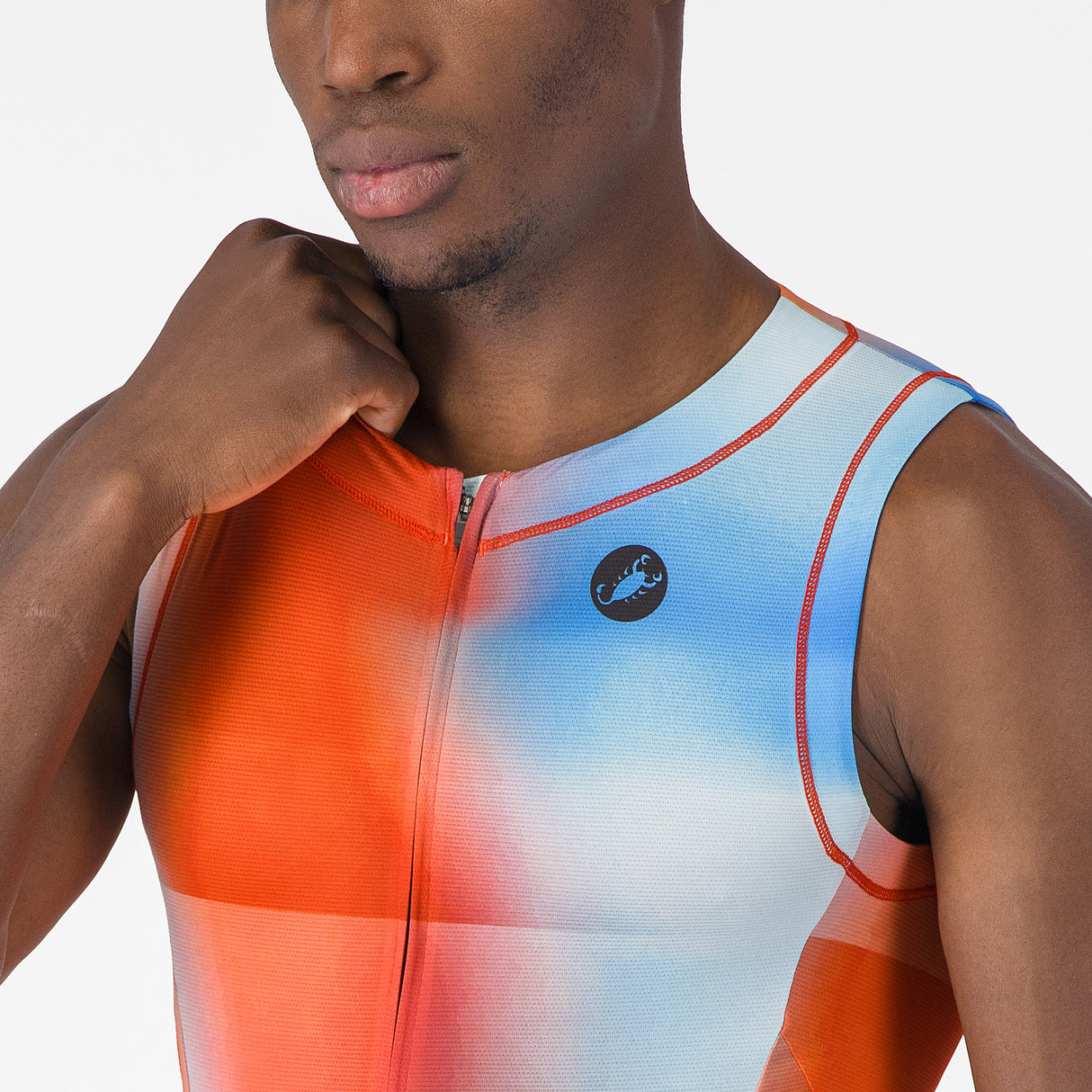 Castelli Free Sanremo 3 Suit armelloser einteiler - Orange