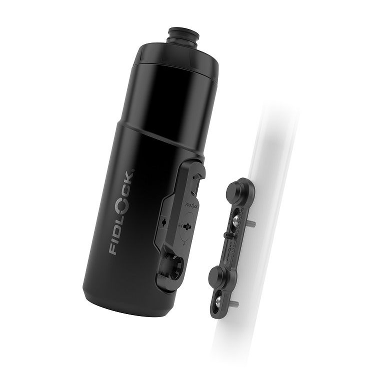 Bidon Fidlock Twist 600 + bike base - Noir