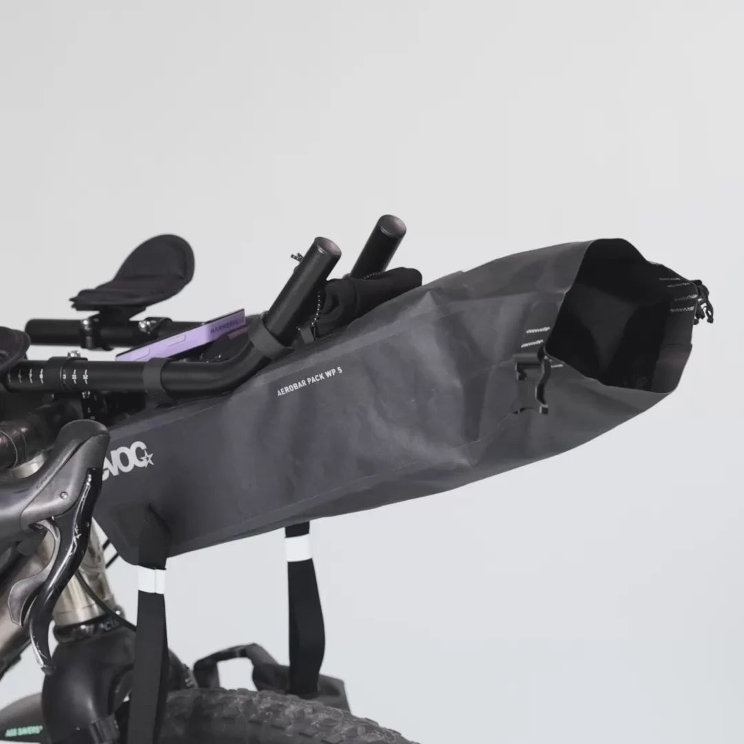 Bolsa de manillar Evoc Aero Bar Pack WP 5 - Negro