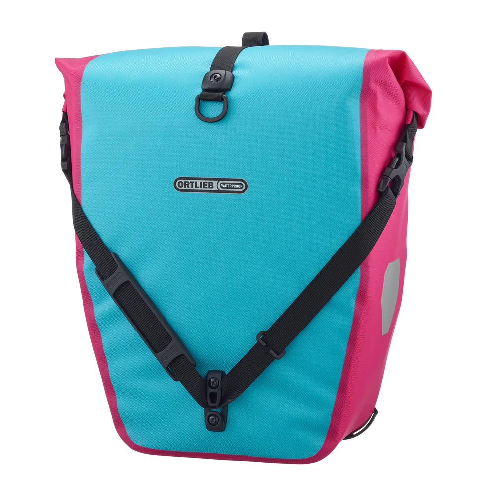 Ortlieb Back-Roller Cyber QL2.1 rear pannier - Blue pink