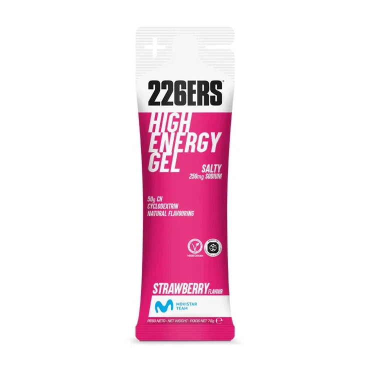 Box High Energy Gel 226ers Salty 6 x 76g - Fragola 226ERS