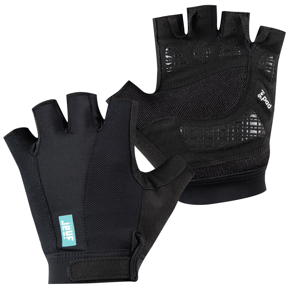 Guanti Jëuf Essential Solid corti - Nero - H