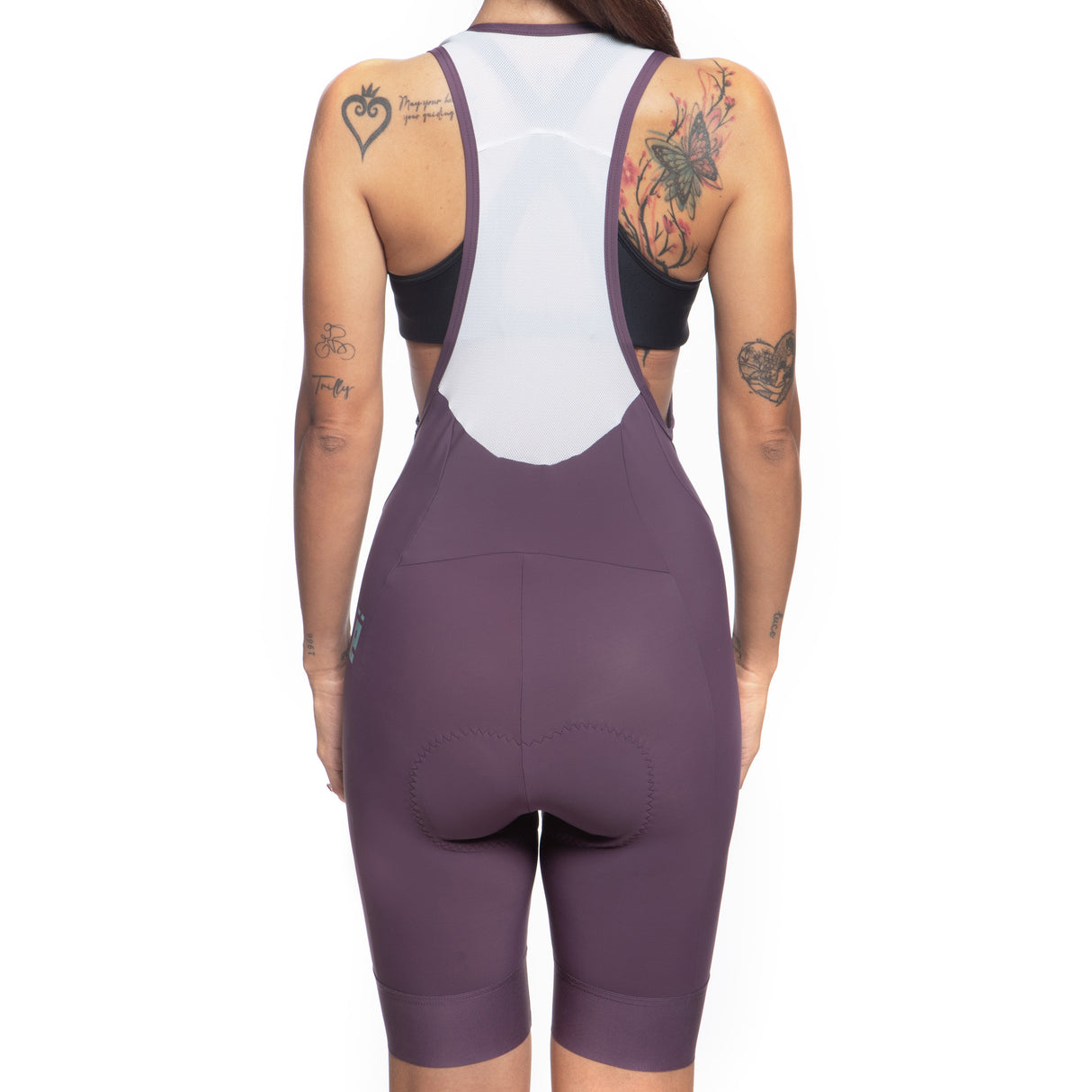 Jëuf Train women bib shorts - Bordeaux