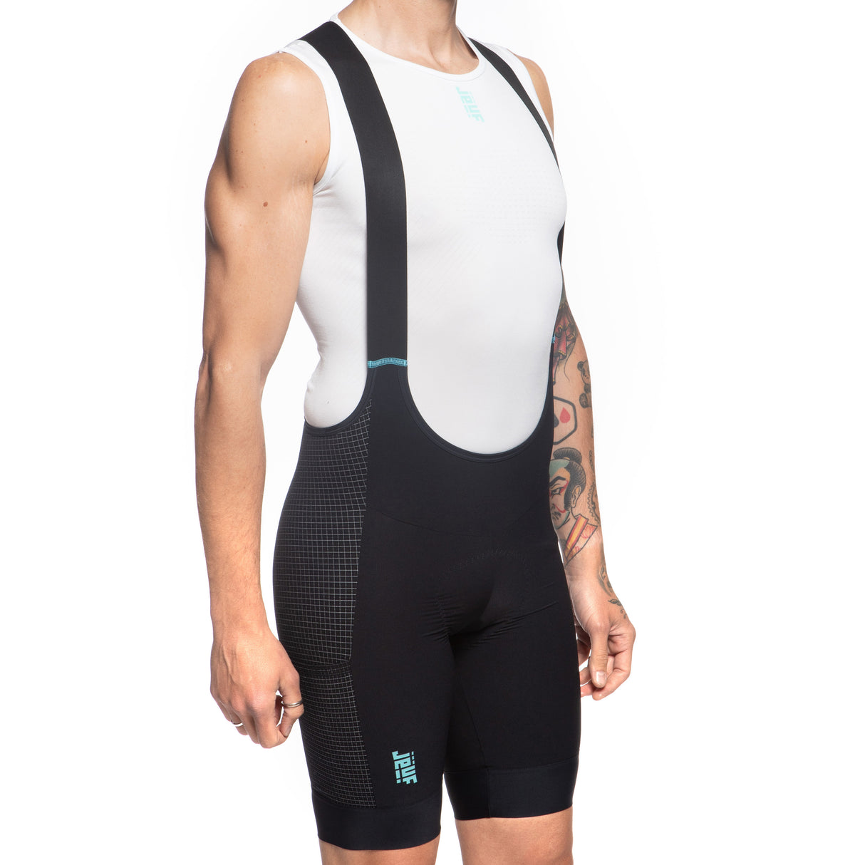 Salopette Jëuf Pro Race Gravel Cargo - Nero