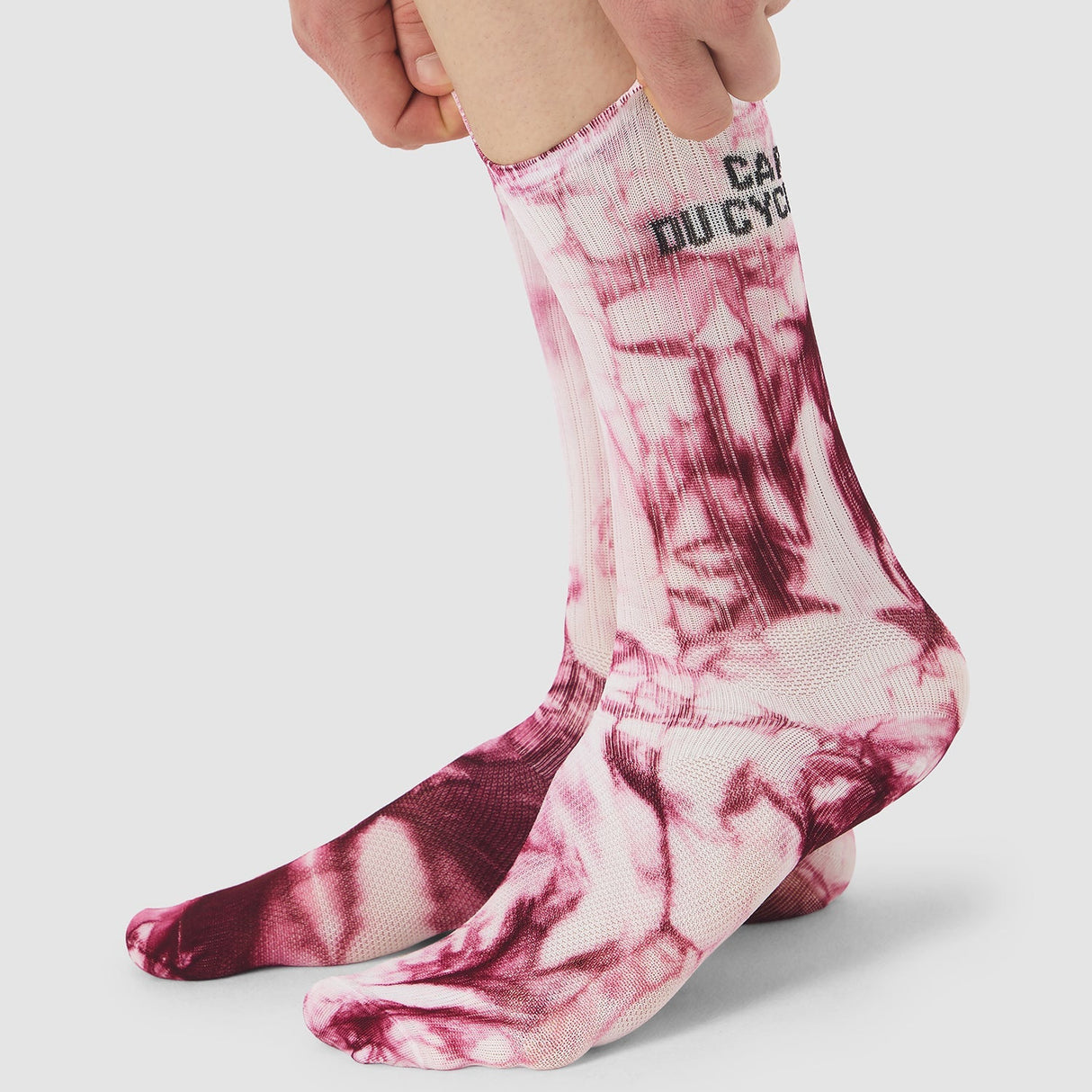 Calze Cafe du Cycliste Tie Dye - Viola Café du Cycliste