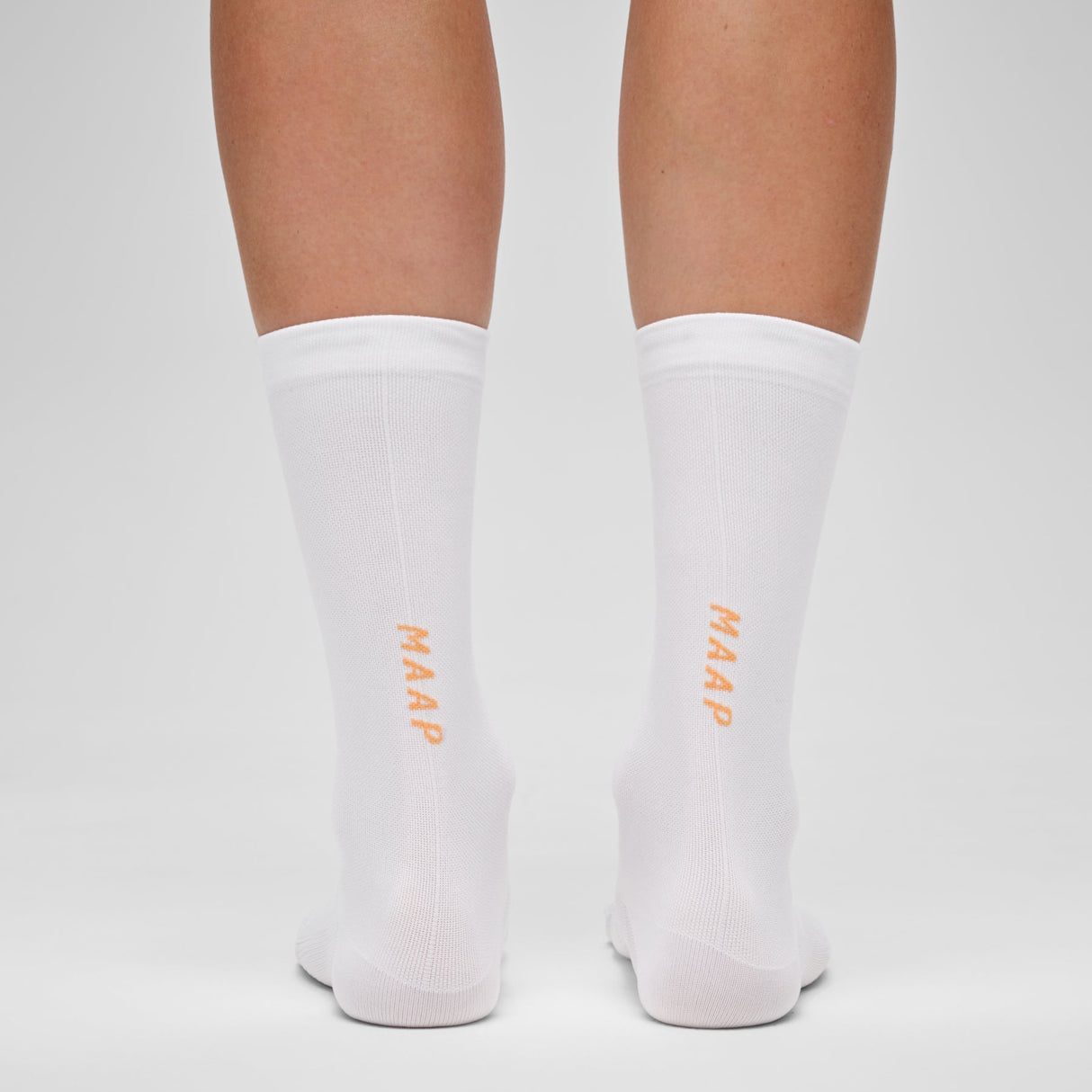 Maap Team Long Socks - White Orange