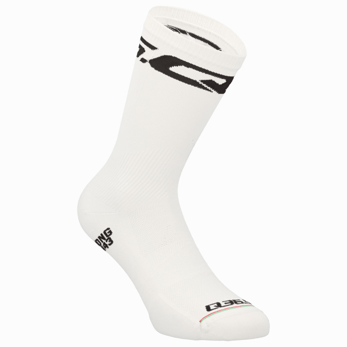 Chaussettes Q36.5 Big Logo 19 - Blanc