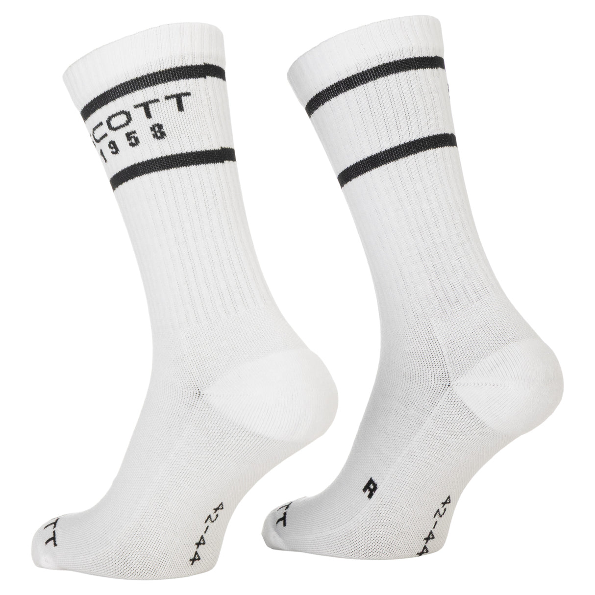 Calze Scott Retro Casual 3 pezzi - Bianco Scott