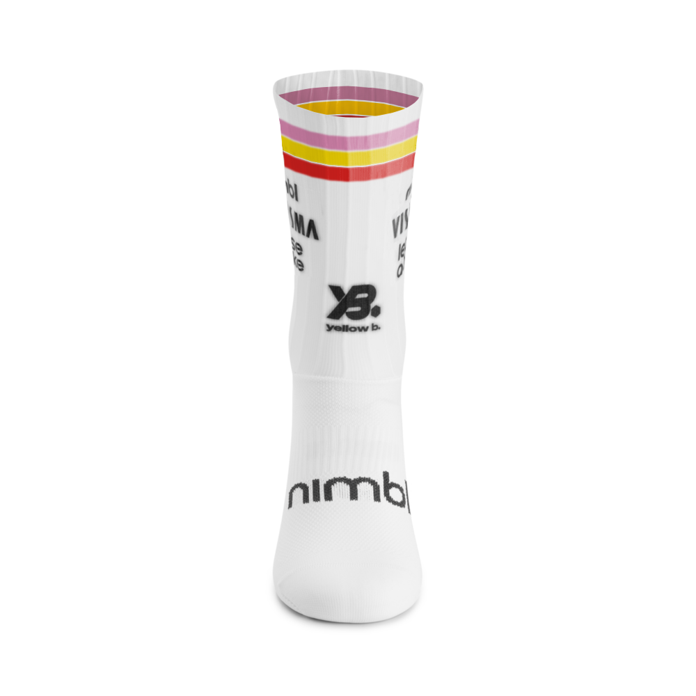 Calze Team Visma Lease a bike 2026 Aero - Giro Trilogy Yellow B.
