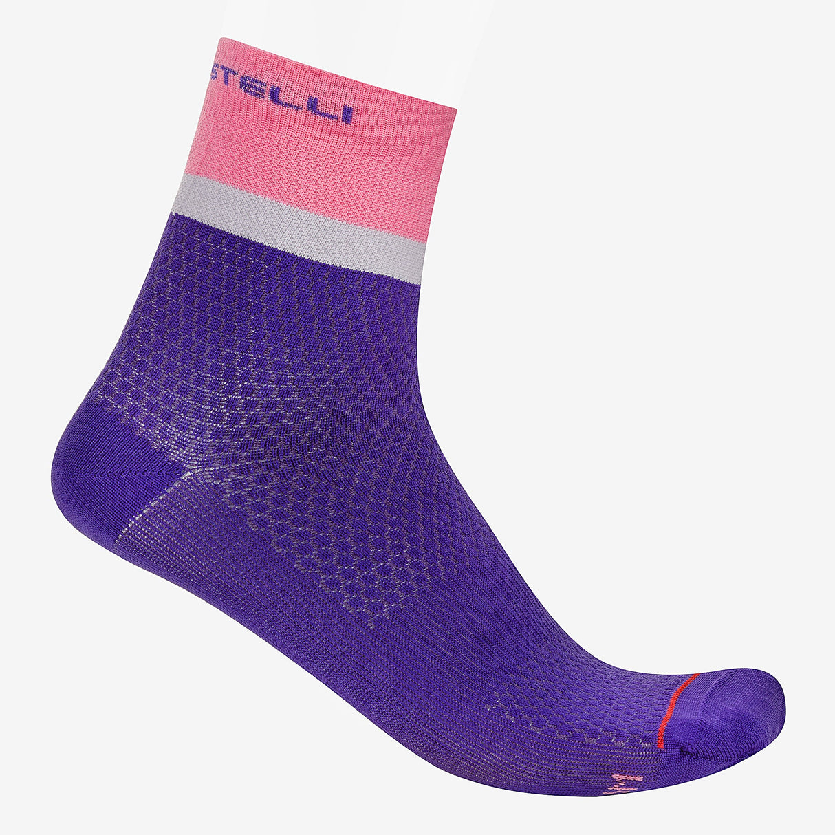 Chaussettes femme Castelli Tonal Logo 12 - Violet