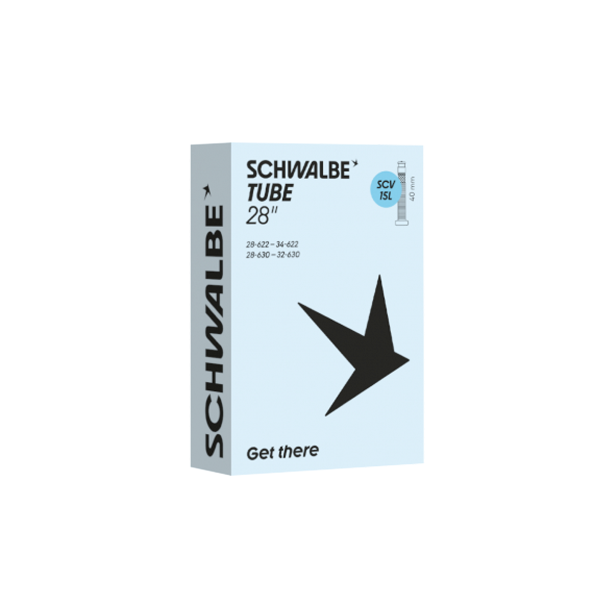 Camera d'aria Schwalbe 700x28/34 SCV15L - Clik 40mm Schwalbe