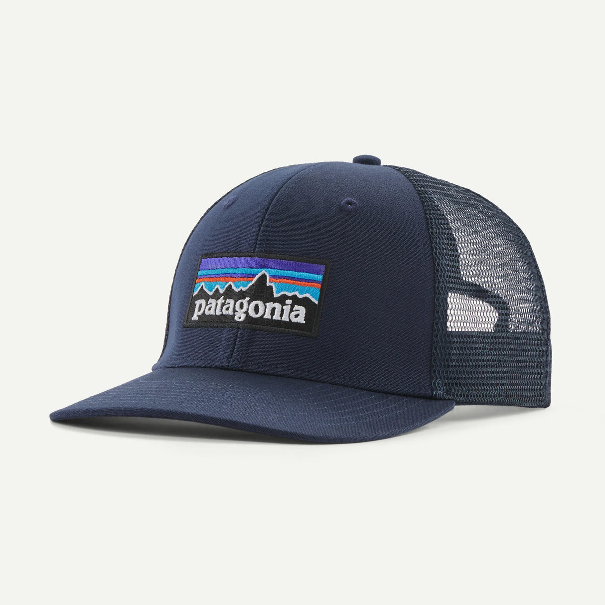 Cappellino Patagonia P-6 Logo Trucker - Blu Patagonia