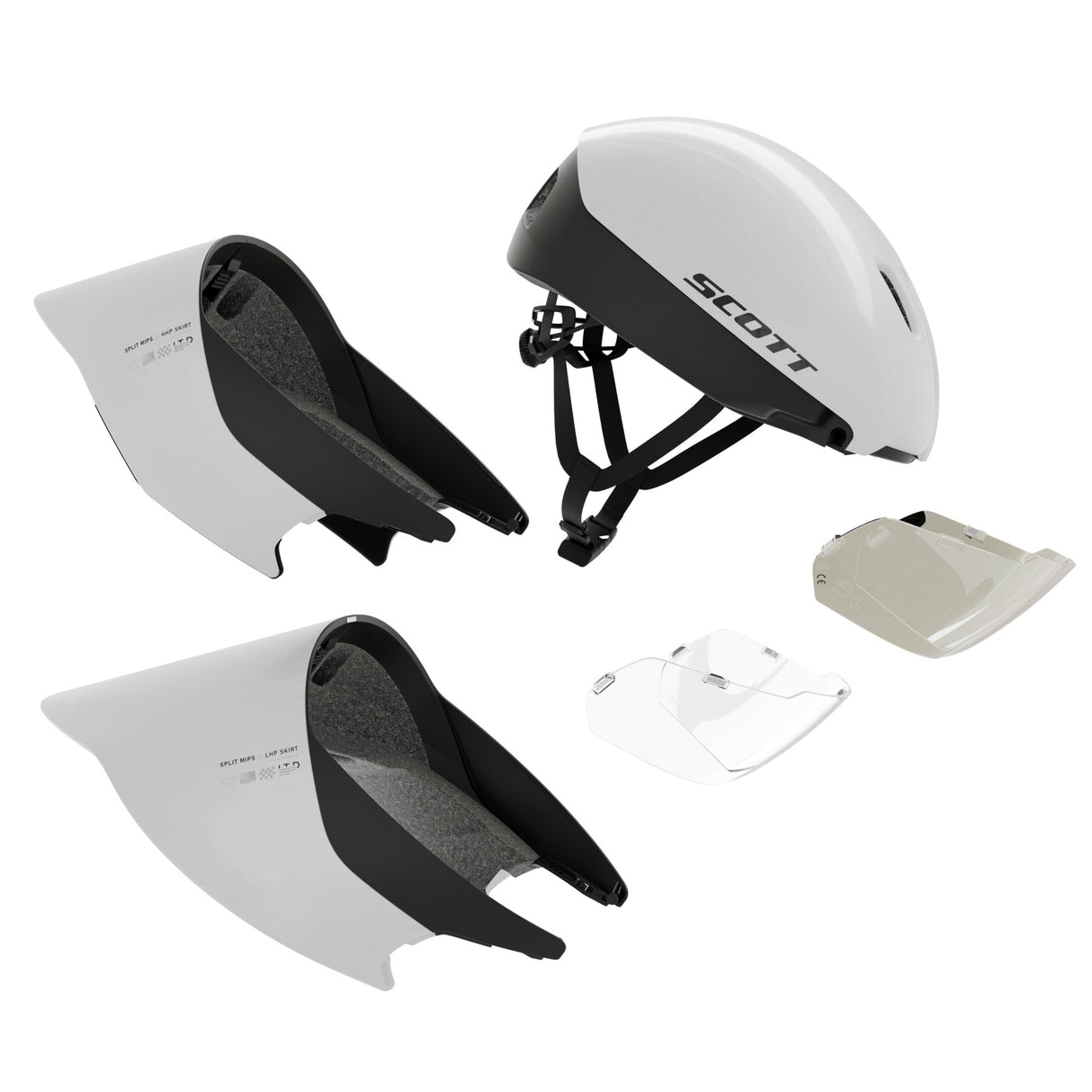 Casco Scott Split Mips - Blanco