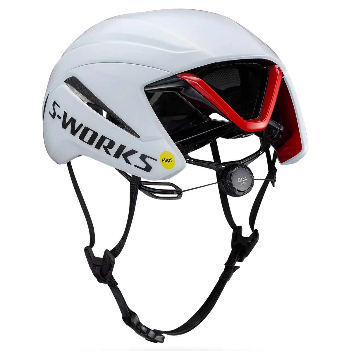Casco Specialized S-Works Evade 4 - Blanco rojo