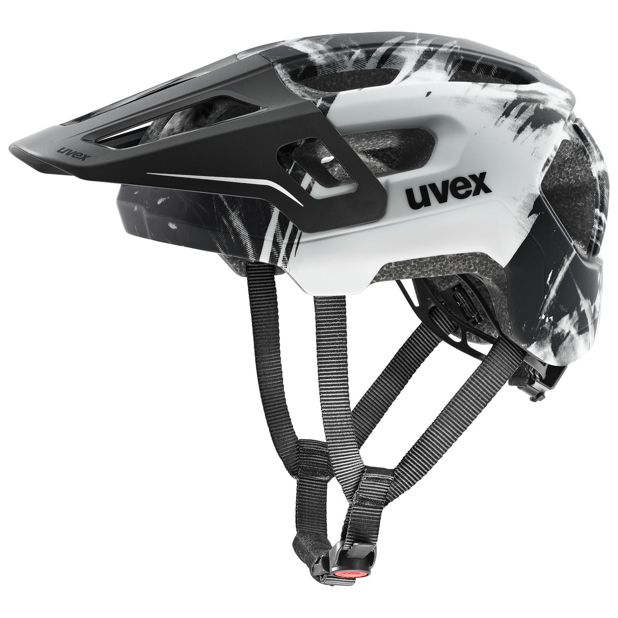 Uvex React Junior Fullface Helmet - Black white
