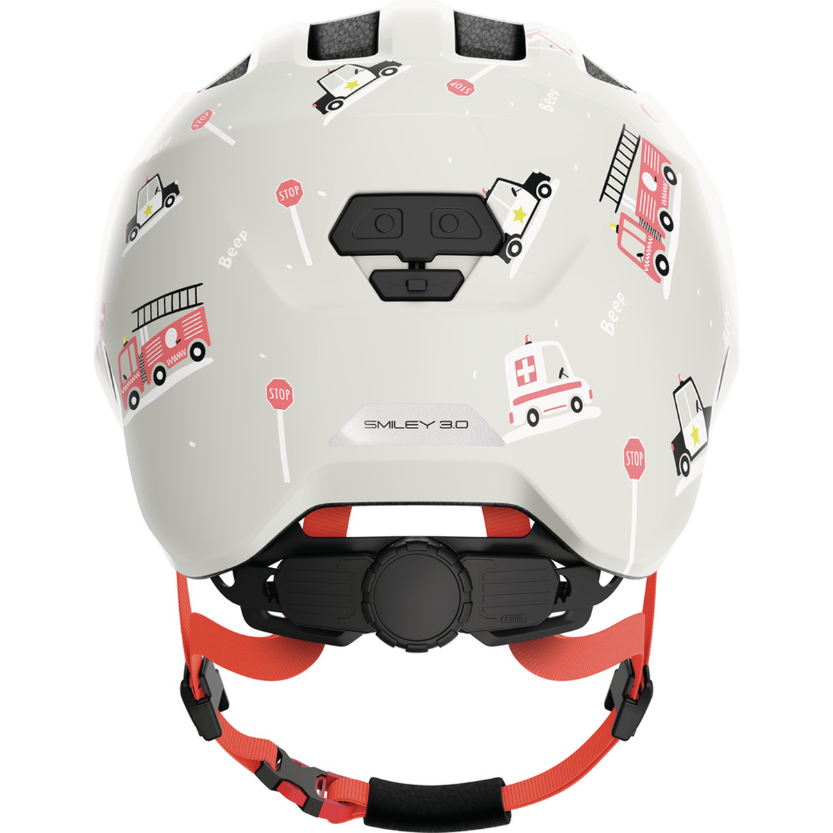 Casco bambino Abus Smiley 3.0 - Grey Rescue Abus