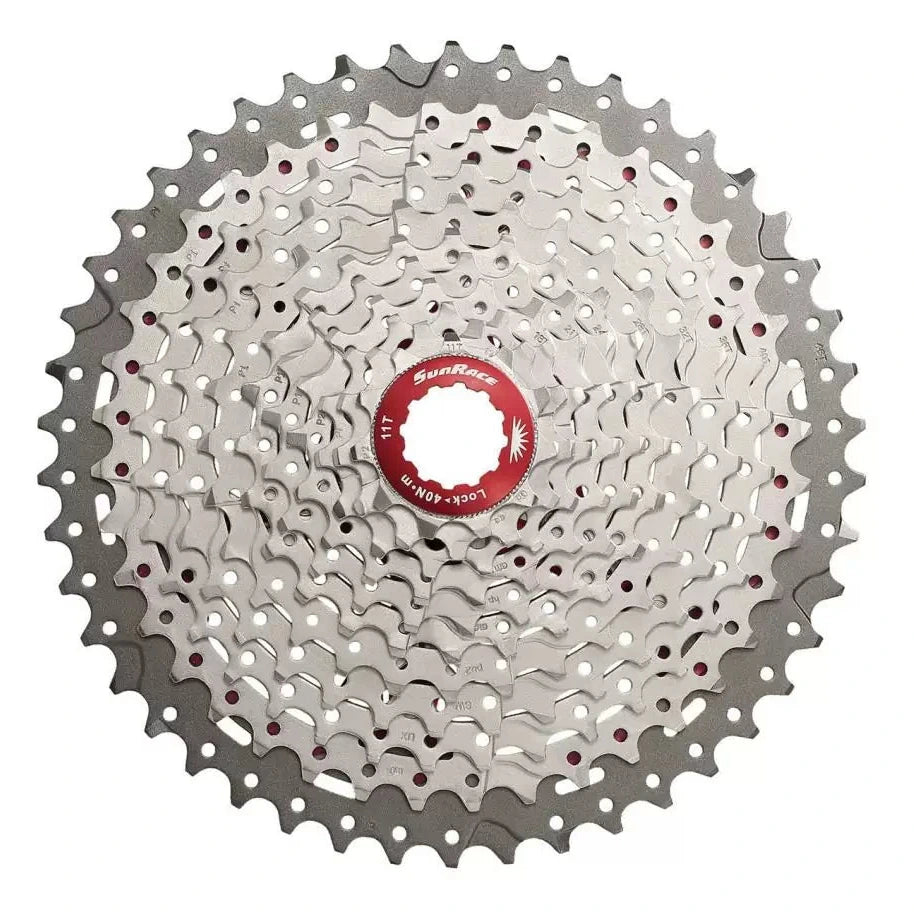SunRace MX8 Kassette Metallic Silver - 11-46