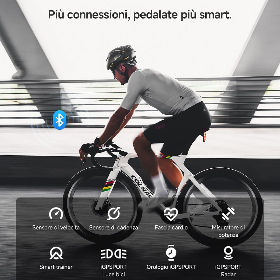Ciclocomputer gps iGPSPORT BSC200 Pro - Nero iGPSPORT