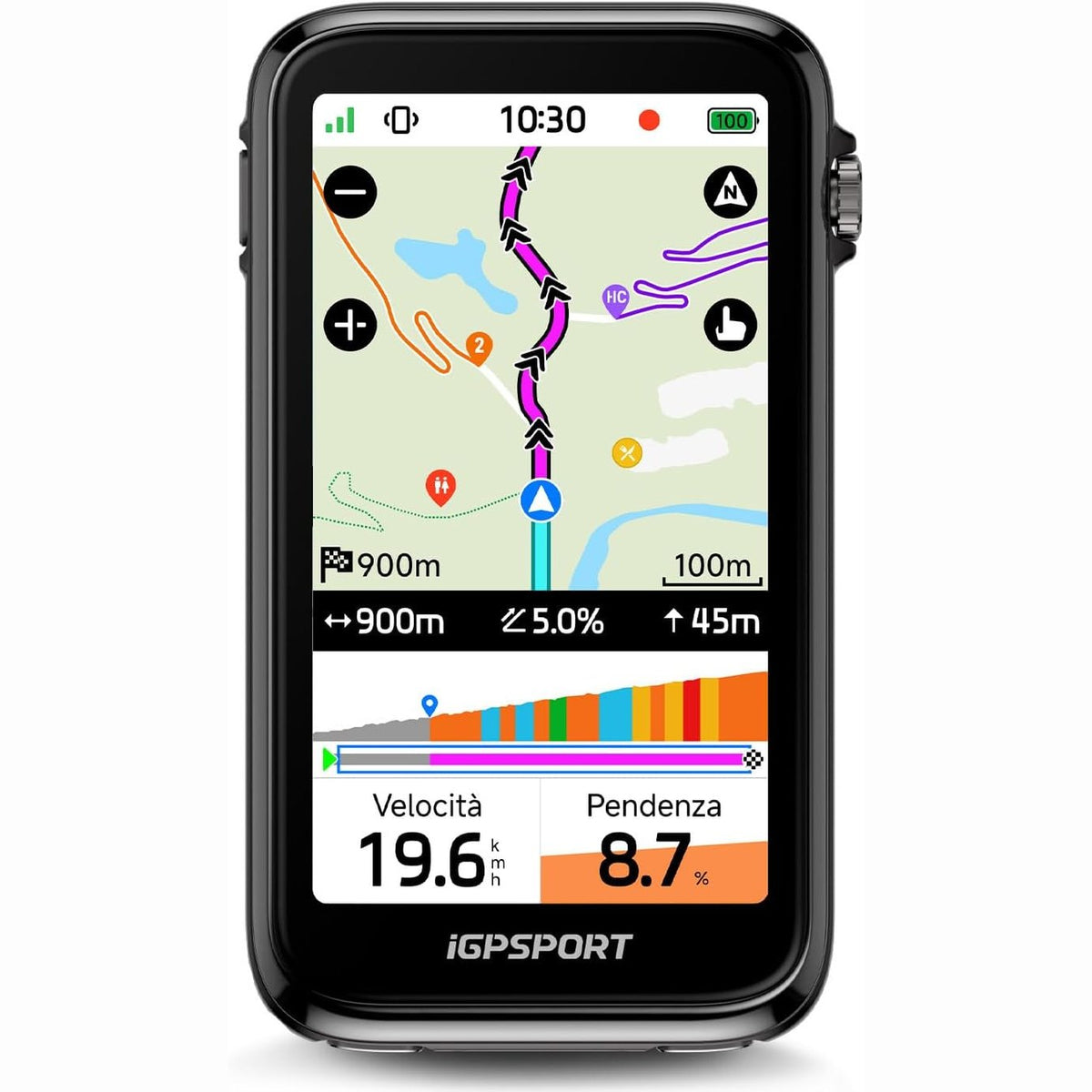 Compteur GPS iGPSPORT BiNavi Ultra - Noir