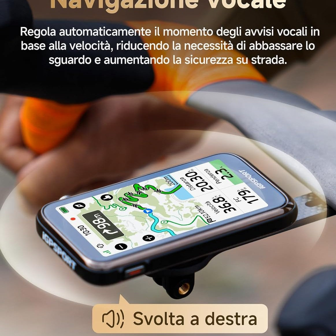Compteur GPS iGPSPORT BiNavi Ultra - Noir