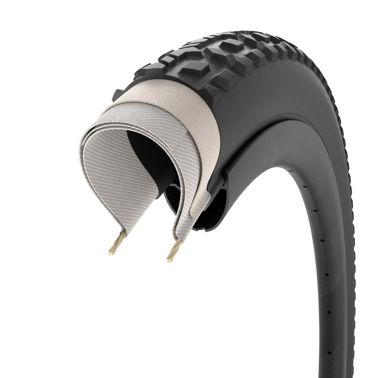 Pneu de route Pirelli Cinturato Gravel M Performance Line TLR 700x45 - Noir Pirelli