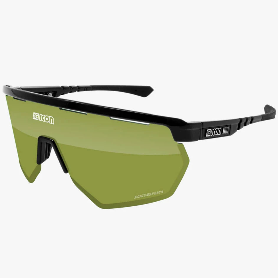 Occhiali Scicon Aerowing - Nero trail verde - O