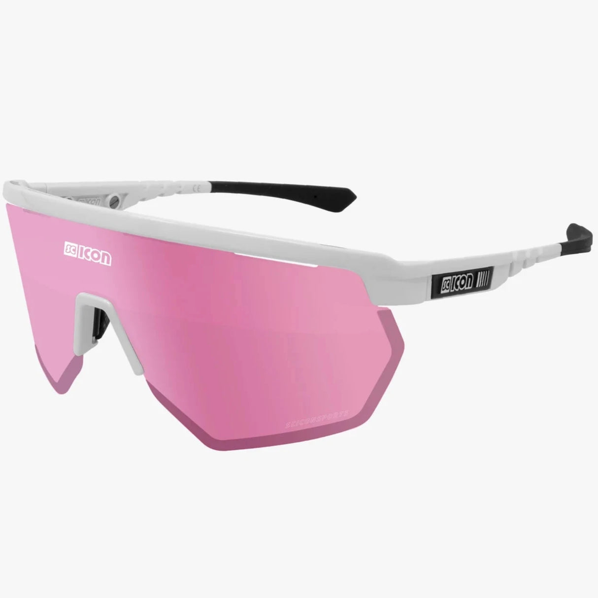 Occhiali Scicon Aerowing - Bianco trail verde - B