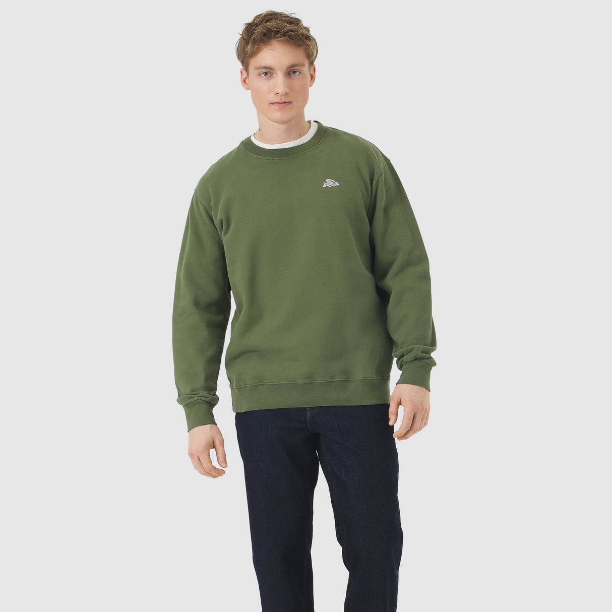 Felpa Cafe du cycliste Celeste - Verde scuro Café du Cycliste
