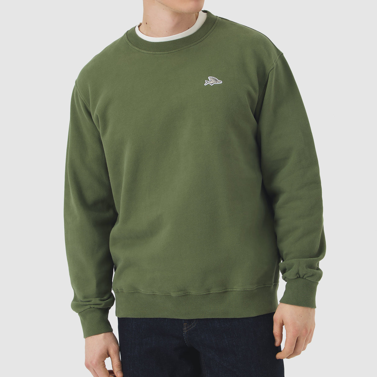 Felpa Cafe du cycliste Celeste - Verde scuro Café du Cycliste