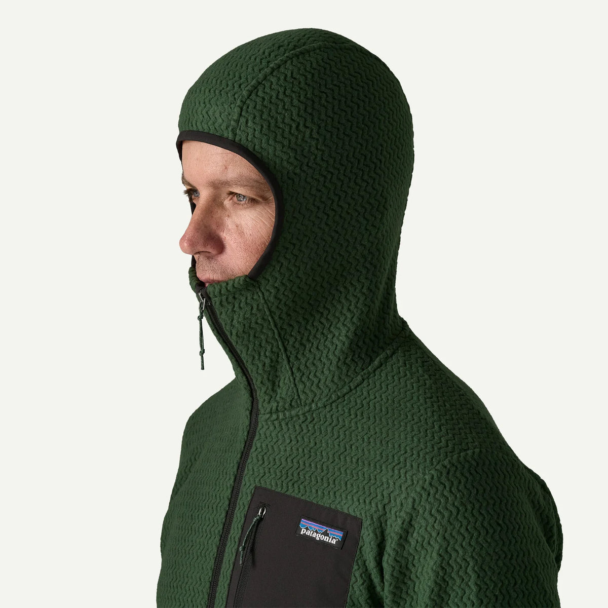 Felpa Patagonia R1 Air Full-Zip - Verde Patagonia