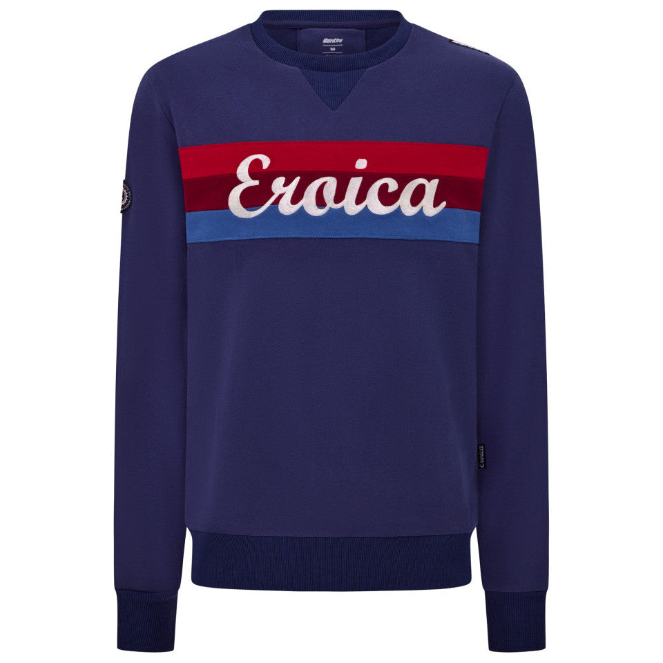 Sweatshirt Santini Eroica Timo - Bleu