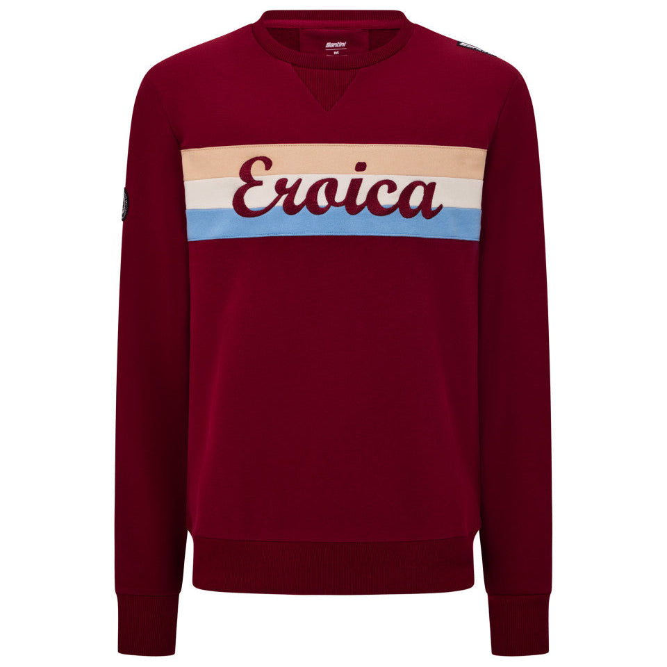 Felpa Santini Eroica Timo - Bordeaux Santini