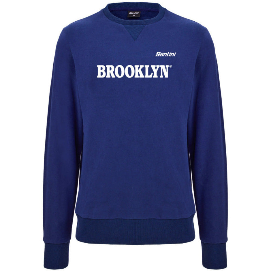 Felpa Santini x Brooklyn - Blu Santini