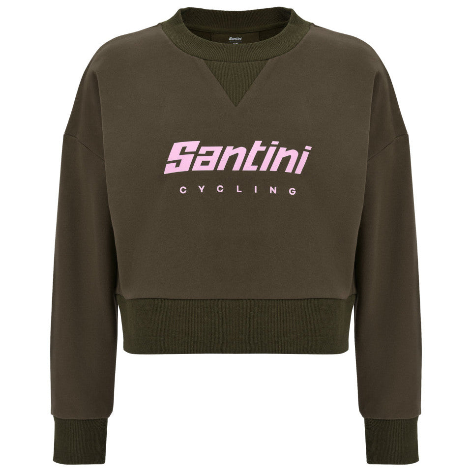 Felpa donna Santini Brand - Verde Santini