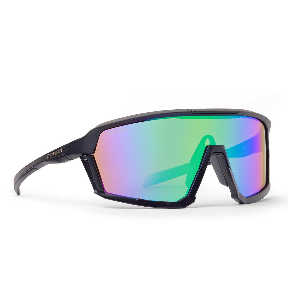 Demon Gravel Brille - Matt Schwarz Grün
