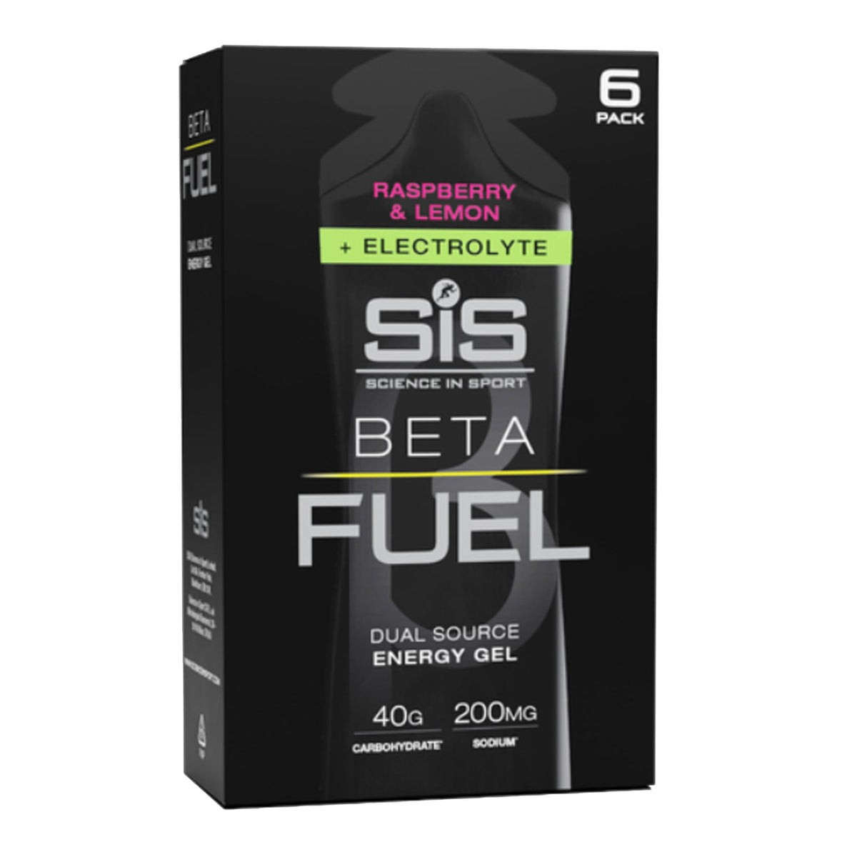 Gel Pack SiS Beta Fuel + Electrolyte 6x60ml - Rasberry & Lemon
