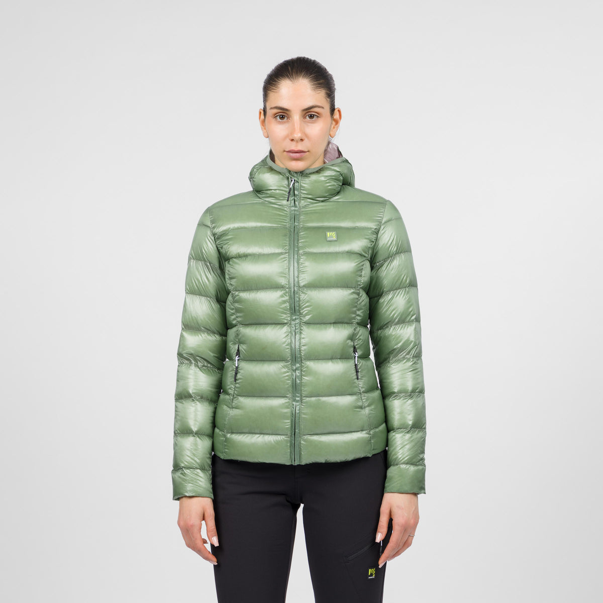 Chaqueta de mujer Karpos Philipp Flamm Hoodie - Verde