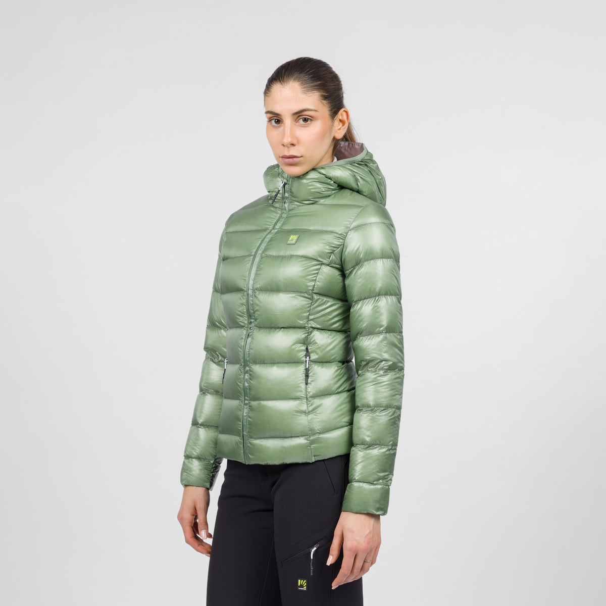 Chaqueta de mujer Karpos Philipp Flamm Hoodie - Verde
