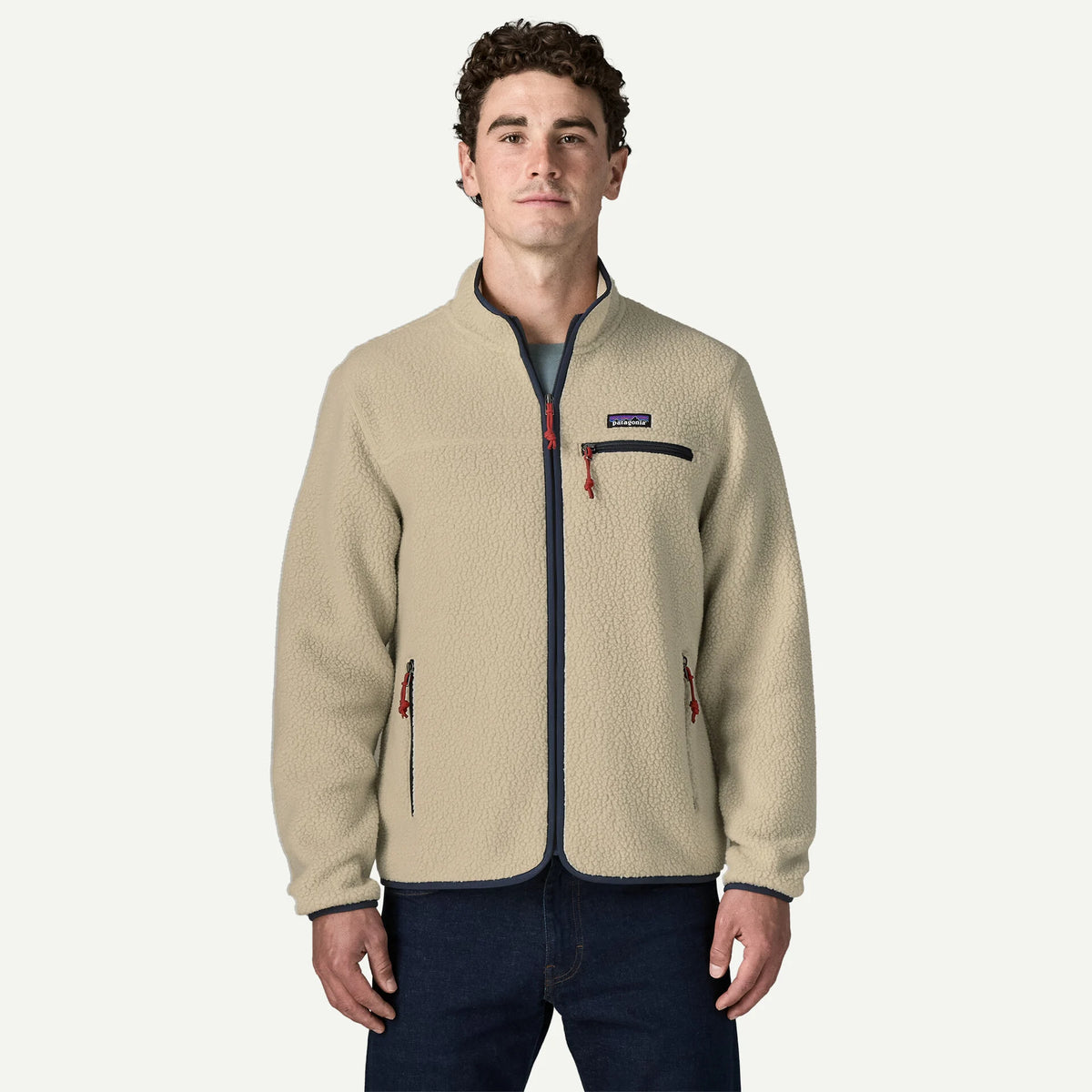 Chaqueta Patagonia Retro Pile Fleece - Beige azul