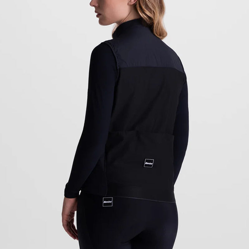 Santini Alpha Insulated weste - Schwarz