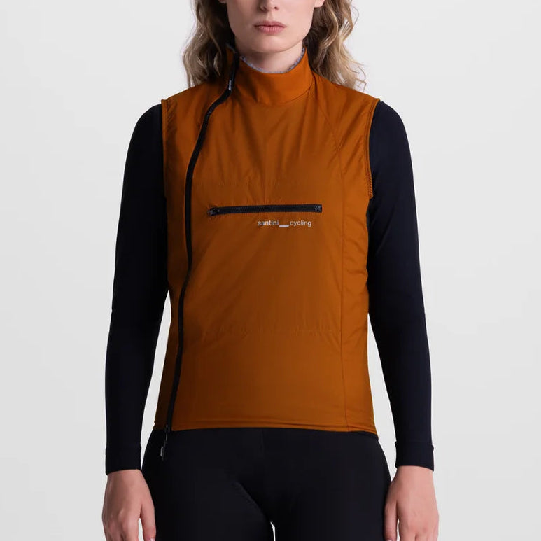 Santini Alpha Insulated weste - Ruggine